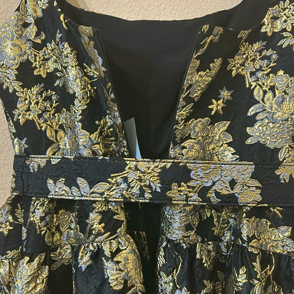 NWT Antonio Melani Morgan
Sleeveless Square Neck
Jacquard A-Line Midi Dress - Picture 11 of 16